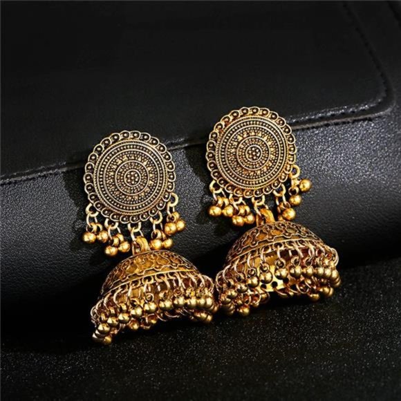 Indian Jewelry  Earrings Piercing Vintage - Picture 4 of 6